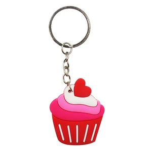 Sweet Cupcake Keychain – Μπρελόκ Σιλικόνης "Γλυκάκι"