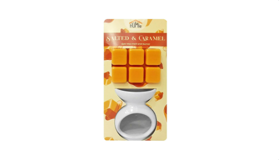 Σετ Αρωματοθεραπείας Burner & Wax Melts "Salted Caramel"