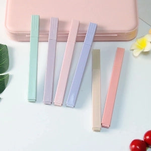 Σετ Μαρκαδόροι Υπογράμμισης Morandi Pastel - Aesthetic Highlighters για Σημειώσεις