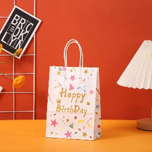 Birthday Gift Bag – Χάρτινη Τσάντα Δώρου "Happy Birthday"
