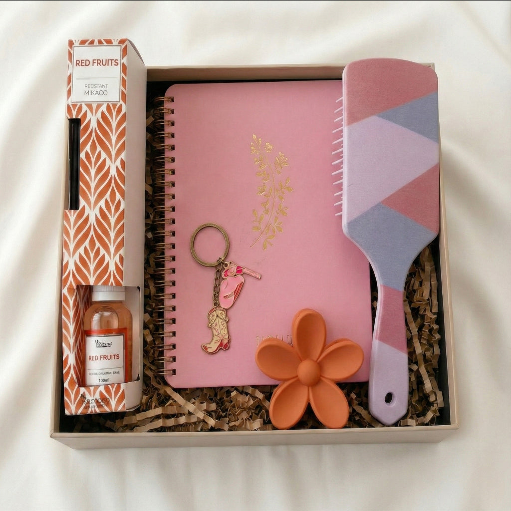 Pink Energy Premium Gift Box: Αρωματικό Χώρου & Accessories